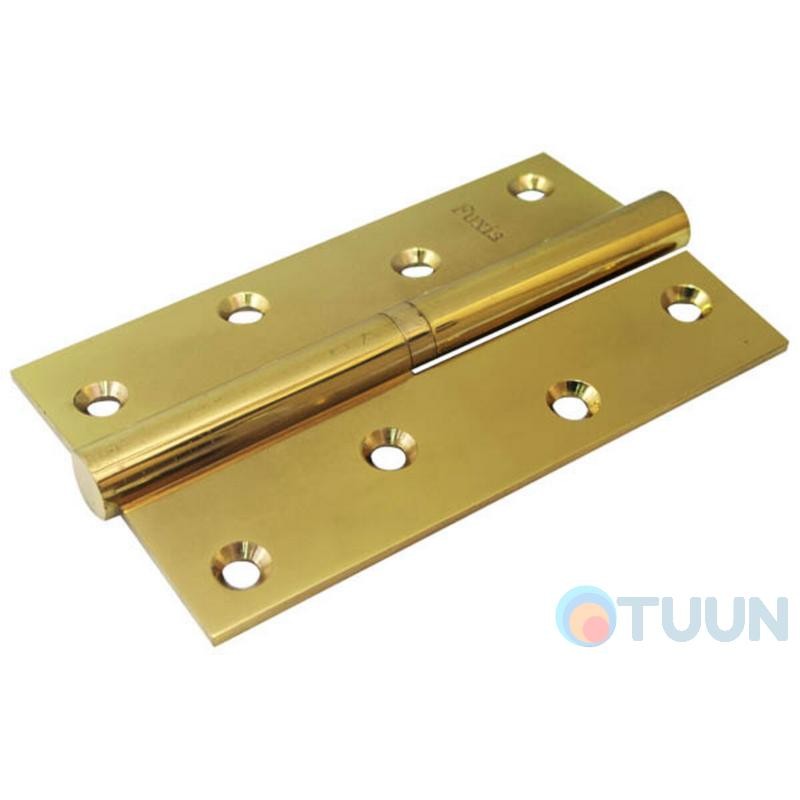 Петля разб (латунь, 1 подшип) 125*3 пол.. латунь, лев. Fuxia 609