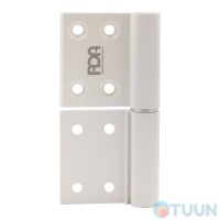 Петля дверная RDA AL 100*32*2,5 матовый белый