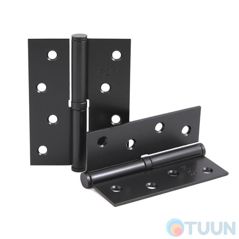 Петля RDA 100*3*2,5 (1 подш, сталь) черный матовый правая