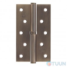 Завіса RDA 125*3*2,5 (1 подш, сталь) мат. ант латунь ліва