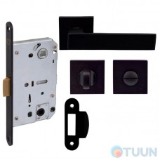Comit Kubic A WC set (handle+lid+mechanism) black blister