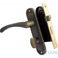 Bravo 162 WC handle, matt antique brass + mech. 1251 BRB WC, matt brass, see