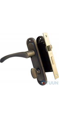 Bravo 162 WC handle, matt antique brass + mech. 1251 BRB WC, matt brass, see