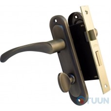 Bravo 162 WC handle, matt antique brass + mech. 1251 BRB WC, matt brass, see