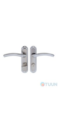 BRUNO Bravo WC handle on the bar m. t.62 mm matt nickel/chrome vzh + BRUNO 1251 BRN WC mechanism matt nickel vzh