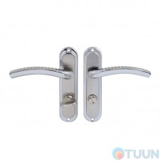 BRUNO Bravo WC handle on the bar m. t.62 mm matt nickel/chrome vzh + BRUNO 1251 BRN WC mechanism matt nickel vzh