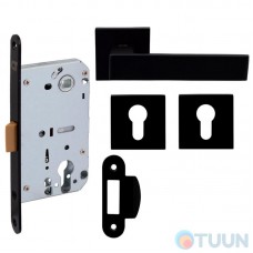 Comit Kubic A PZ set (handle+cover+mechanism) black blister