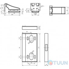Comit Glass Door Kit Gold (magnetic) Reversible