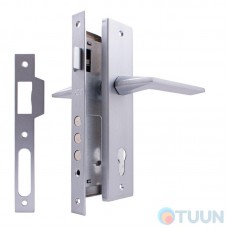 Комплект для міжкімнатних RDA Tecno PZ (замок 745-3RB) 60мм, хром матовий