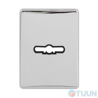 Decorative square cover for a socket wrench, chrome