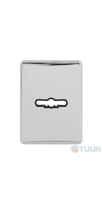 Decorative square cover for a socket wrench, chrome