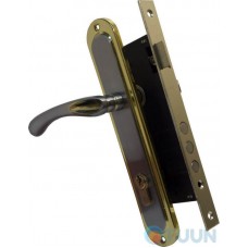 Handle on the bar 910K6 85mm matt nickel / gold 945-3 RB BRN English 70mm 6 cl chrome