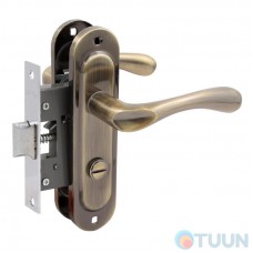 BRUNO 910K6 WC 50mm handle, brass + 1250 WC mechanism, brass