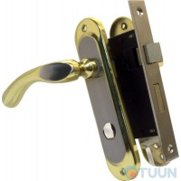 Handle on the bar 910K6 WC mat.nickel / gold + mech. 1251 BRB WC mat.brass see