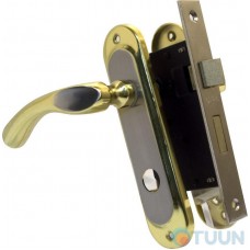 Handle on the bar 910K6 WC mat.nickel / gold + mech. 1251 BRB WC mat.brass see