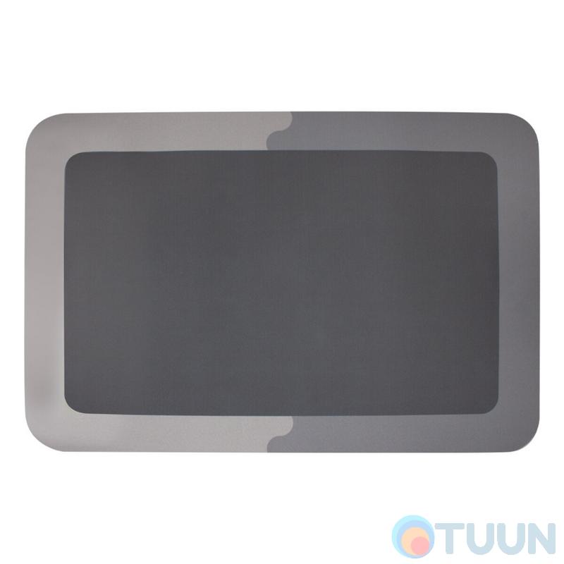 Arino Bath mat, quick-drying, 40x60 cm, gray