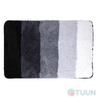 Trento Килимок для ванної кімнати, мікрофібра, 50*80 см, сірий градієнт