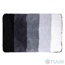 Trento Килимок для ванної кімнати, мікрофібра, 50*80 см, сірий градієнт