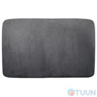 Килимок для ванної кімнати Trento Сірий, флісовий, 50*80*1,5