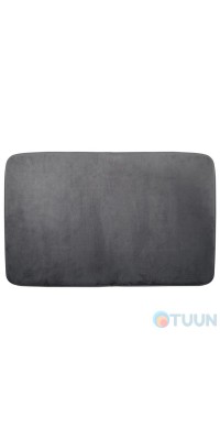 Trento Bathroom Mat Grey, Fleece, 50*80*1.5