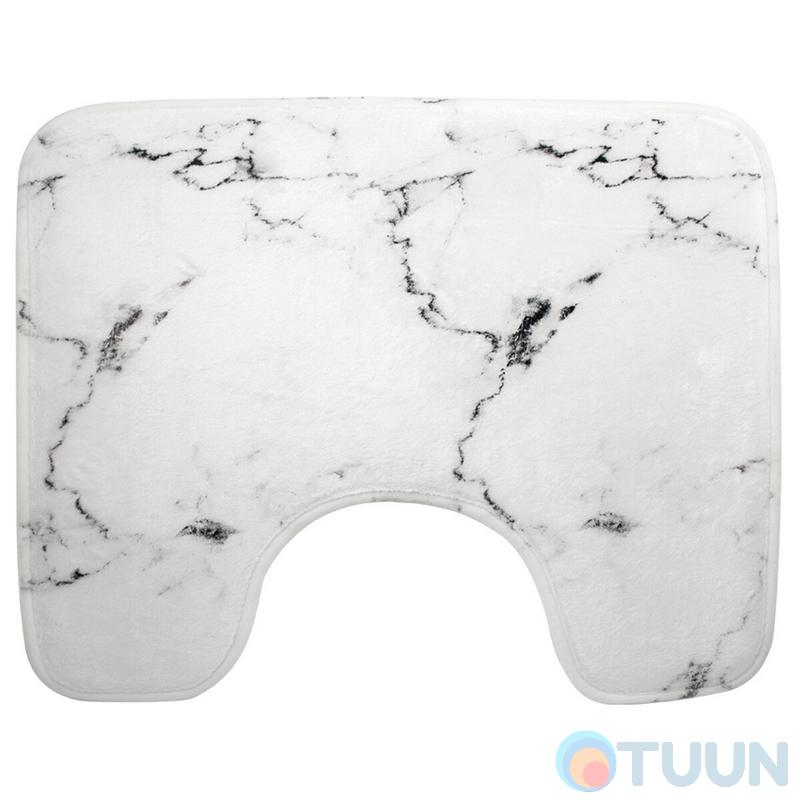 Килимок Trento U-shape Мармур, флісовий, 40*50*1,5