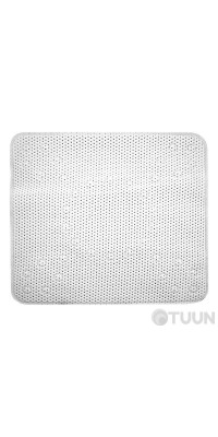 Arino Non-slip bathroom mat with suction cups, 53*53 cm, white