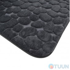 Trento Coral Velvet Ground Килимок для ванни сірий