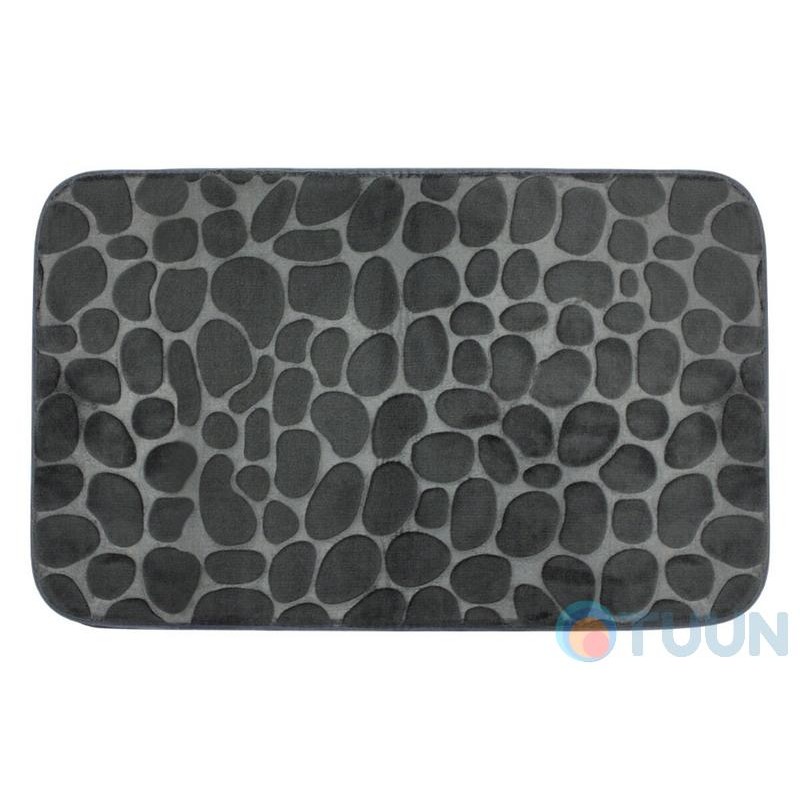 Trento Coral Velvet Ground Килимок для ванни сірий