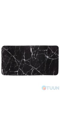 Arino Non-slip bathroom mat with suction cups, 70*40 cm, black marble