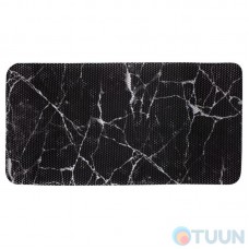 Arino Non-slip bathroom mat with suction cups, 70*40 cm, black marble