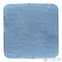 Arino Non-slip bathroom mat with suction cups, 53*53 cm, blue