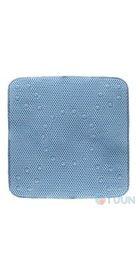 Arino Non-slip bathroom mat with suction cups, 53*53 cm, blue