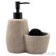 Liquid soap dispenser with sponge compartment Arino, beige