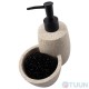 Liquid soap dispenser with sponge compartment Arino, beige