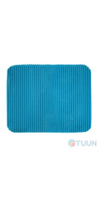 Arino dish drying mat, 32*40 cm, blue, PVC