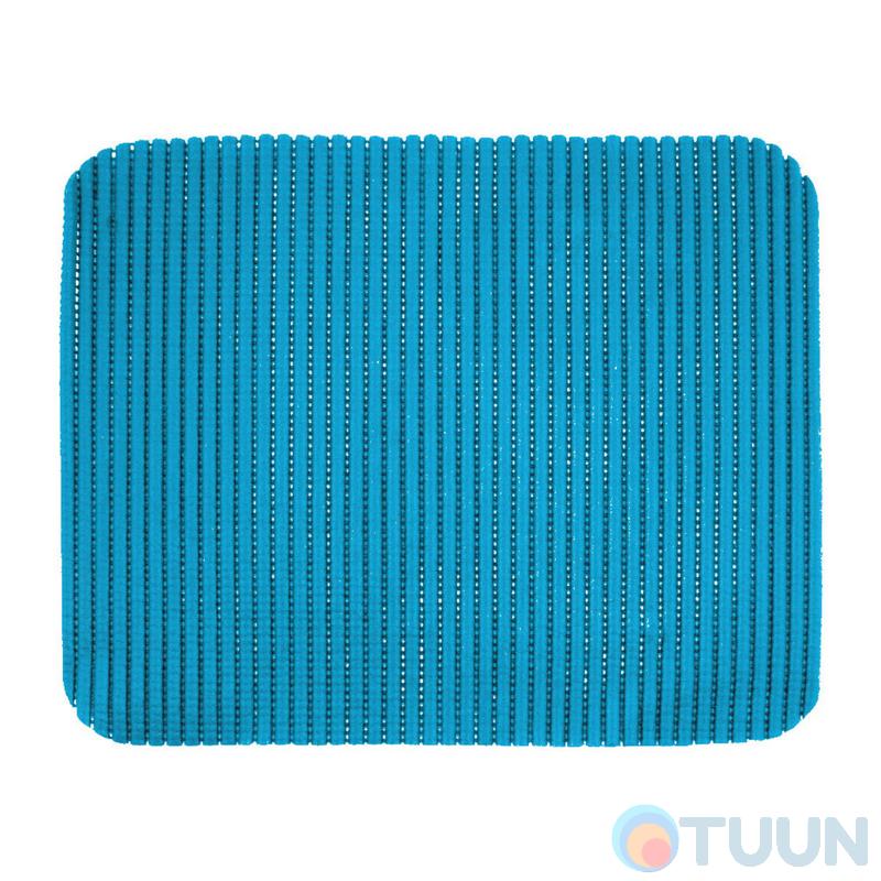 Arino dish drying mat, 32*40 cm, blue, PVC