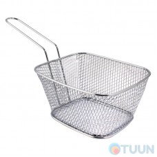 Arino serving basket, chrome, 14*11*7 cm