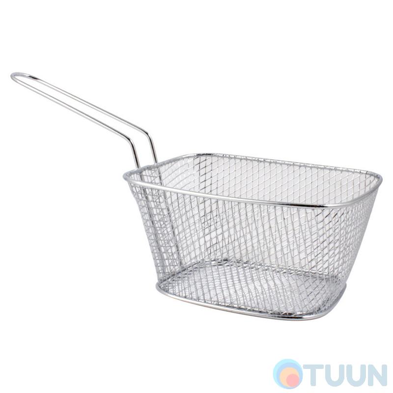 Arino serving basket, chrome, 14*11*7 cm