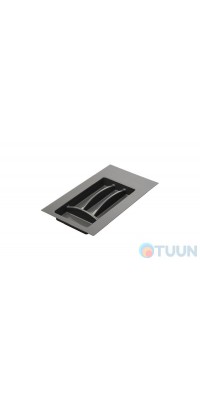 Органайзеры для столовых приборов Union Plast 280*500 антрацит