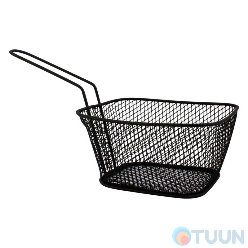 Arino serving basket, black, 14*11*7 cm
