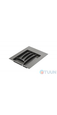 Органайзеры для столовых приборов Union Plast 400*500 антрацит