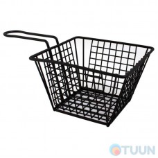 Arino serving basket, black, 13*13*8 cm
