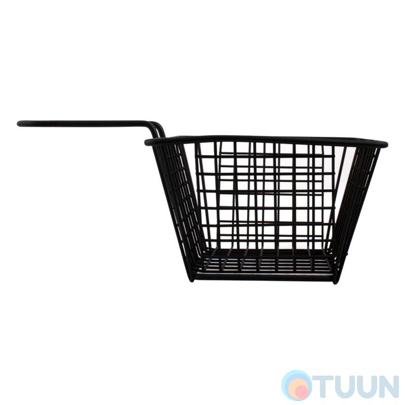 Arino serving basket, black, 13*13*8 cm