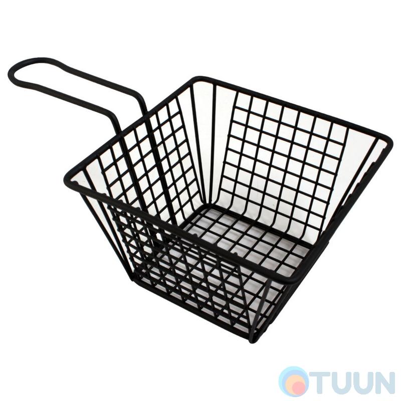 Arino serving basket, black, 13*13*8 cm