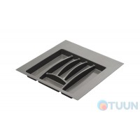 Органайзеры для столовых приборов Union Plast 500*500 антрацит