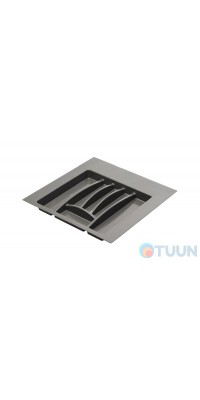 Органайзеры для столовых приборов Union Plast 500*500 антрацит