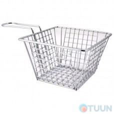 Arino serving basket, chrome, 13*13*8 cm