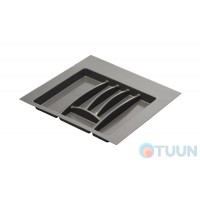 Органайзеры для столовых приборов Union Plast 550*500 антрацит