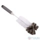 Arino brush, white, plastic, thermoplastic rubber