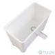 Arino fruit and berry washing basket, white, 18*9*12 cm